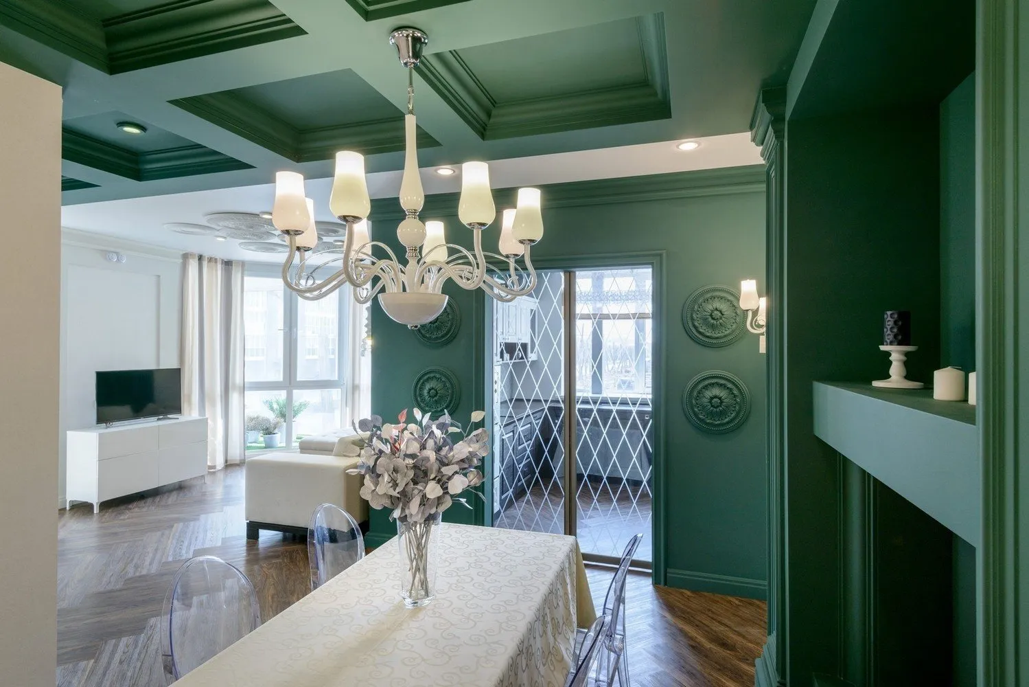 照片：新古典风格客厅，现代设计，技巧，最大40平方米，Leroy Merlin – 我们网站上的照片