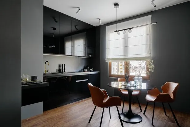 Foto: estilo moderno, Apartamento, Proyecto de la Semana, Moscú, Edificio monolítico, 2 habitaciones, hasta 40 metros, Anna Lutkevich – foto en nuestro sitio web
