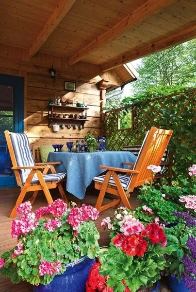 照片:普罗旺斯和乡村风格的露台,房屋,波兰,住宅与小屋——我们网站上的照片