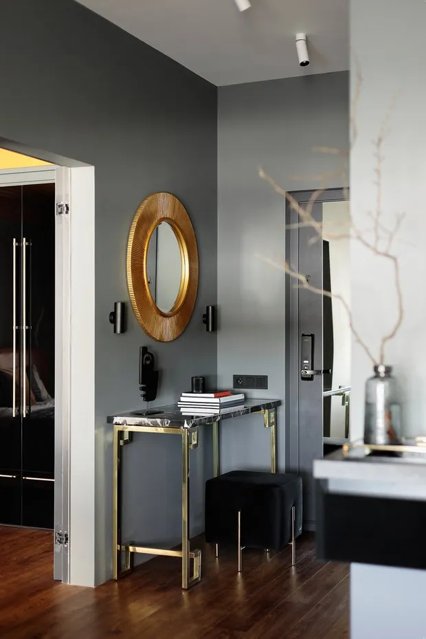 Foto: estilo moderno, Apartamento, Proyecto de la Semana, Moscú, Edificio monolítico, 2 habitaciones, hasta 40 metros, Anna Lutkevich – foto en nuestro sitio web