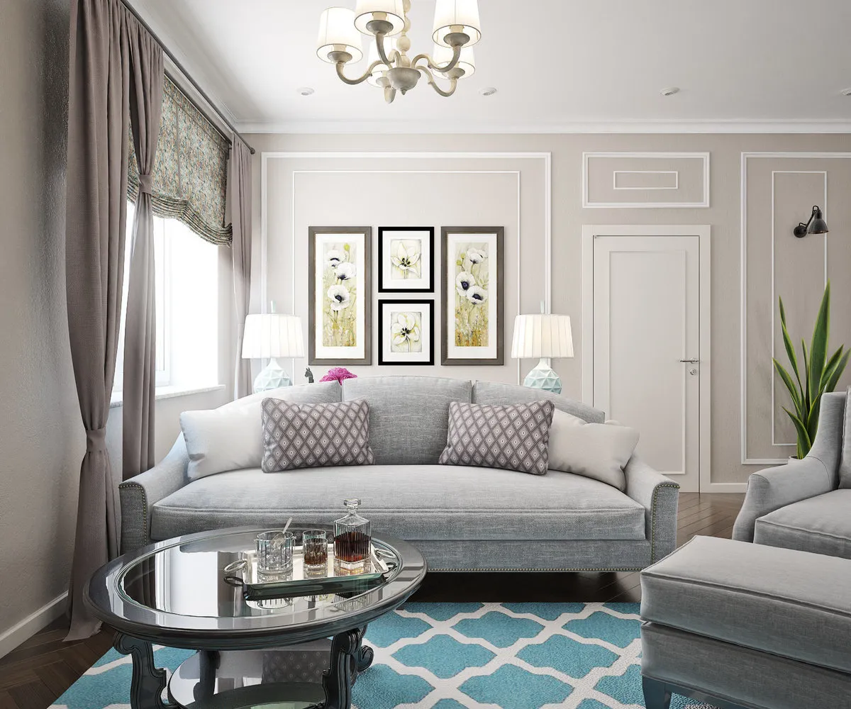 照片：现代风格客厅，技巧，Valeria Stennikova，Insomnia，Natalia Koreneva，Natalia Patrushova，Leroy Merlin，Graaf Home – 我们网站上的照片