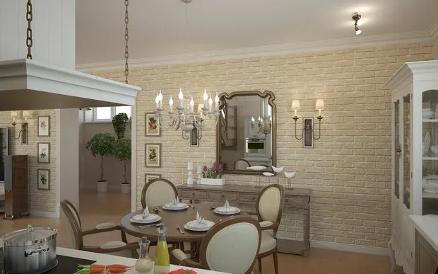 照片:普罗旺斯和乡村风格厨房和餐厅,摩洛哥+普罗旺斯,普罗旺斯室内风格,普罗旺斯室内 – 我们的网站上的照片