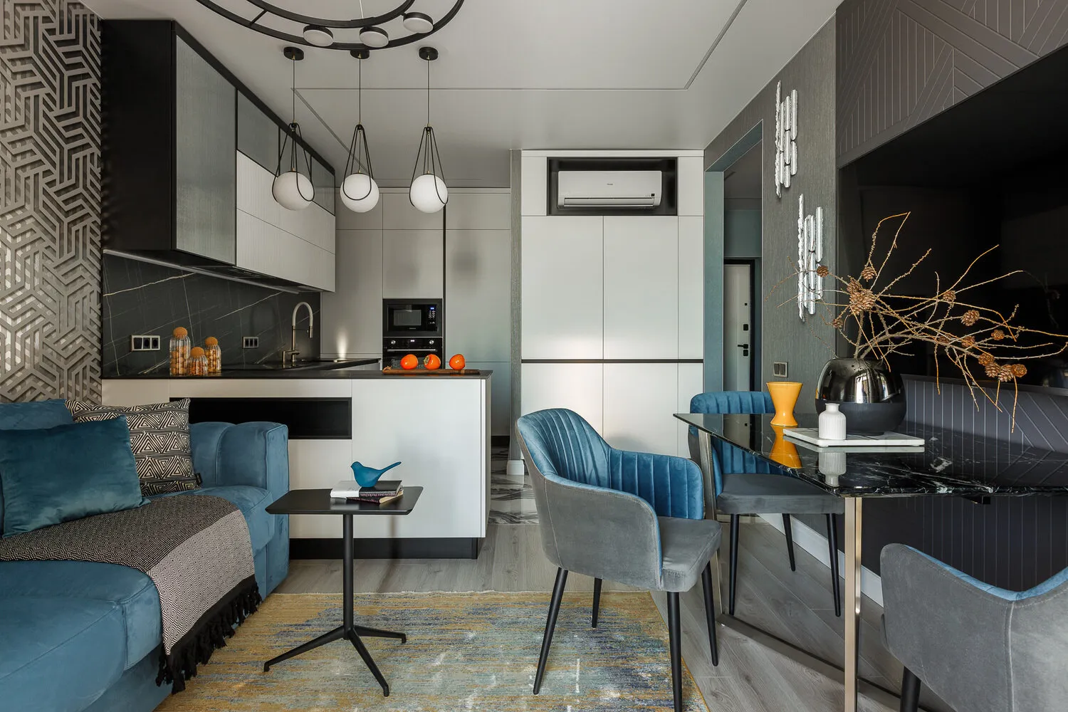 Foto: estilo moderno, Apartamento, Proyecto de la semana, Edificio monolítico, 3 habitaciones, 60-90 metros, Ufa, Olga Maganova – foto en nuestro sitio web