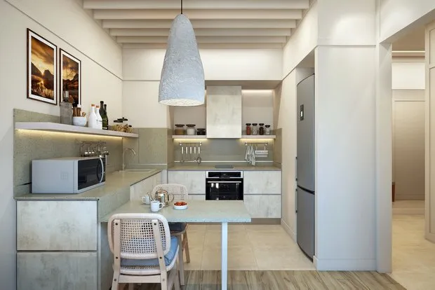 Foto: en estilo , Vivienda de bajo espacio – fotos en nuestro sitio web