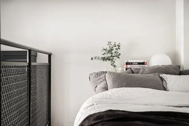 照片：斯堪的纳维亚风格、阁楼、室内装饰、公寓、工作室、斯德哥尔摩，40-60平方米 – 我们网站上的照片