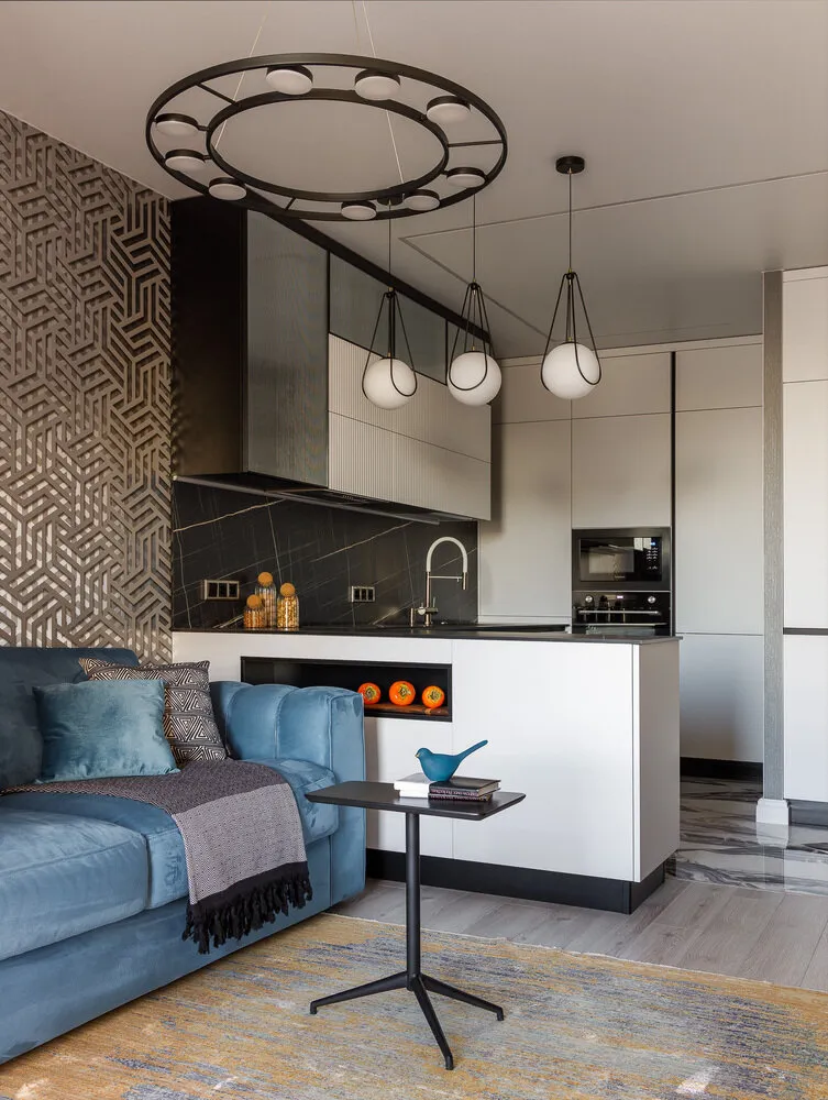 Foto: estilo moderno, Apartamento, Proyecto de la semana, Edificio monolítico, 3 habitaciones, 60-90 metros, Ufa, Olga Maganova – foto en nuestro sitio web