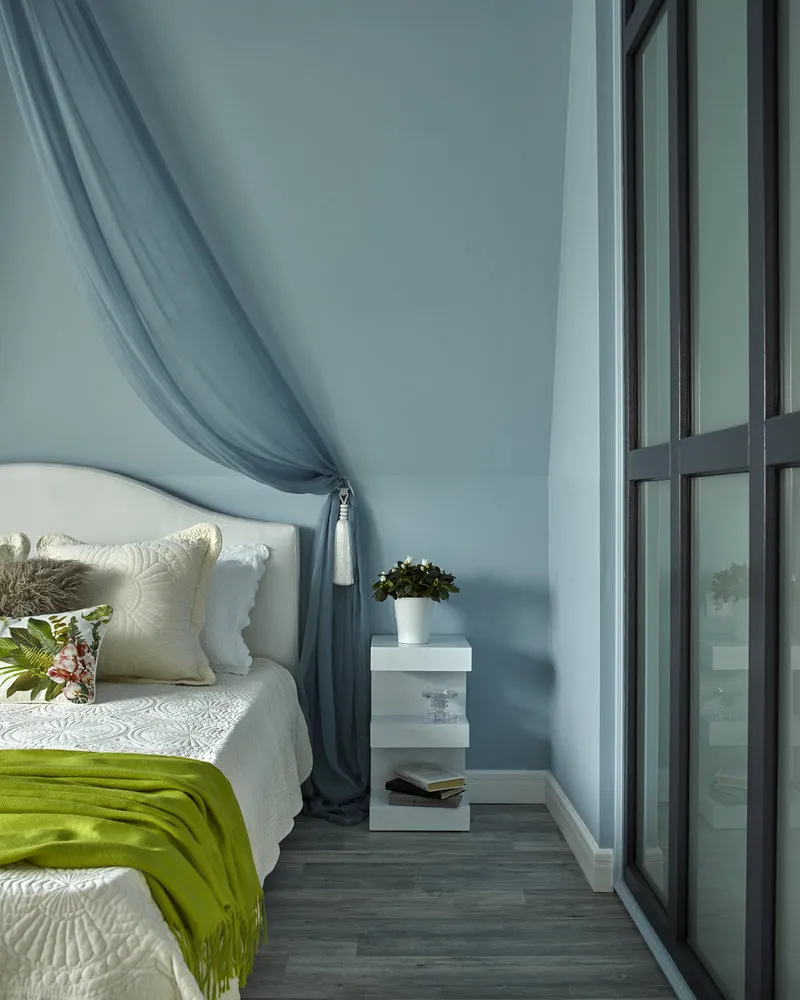 照片：现代风格卧室，公寓，每周项目，莫斯科地区，维拉·塔尔洛夫斯卡娅，3间房，60-90平方米 – 网站上的照片