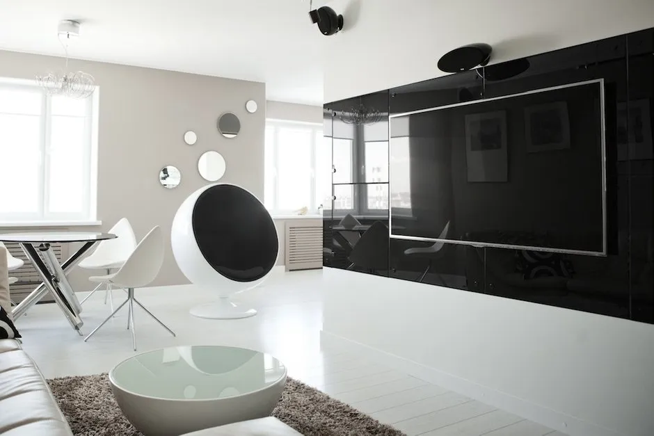 照片：现代、高科技、公寓、BoConcept、房屋和公寓、每周项目、莫斯科、杜拉克斯——我们网站上的照片