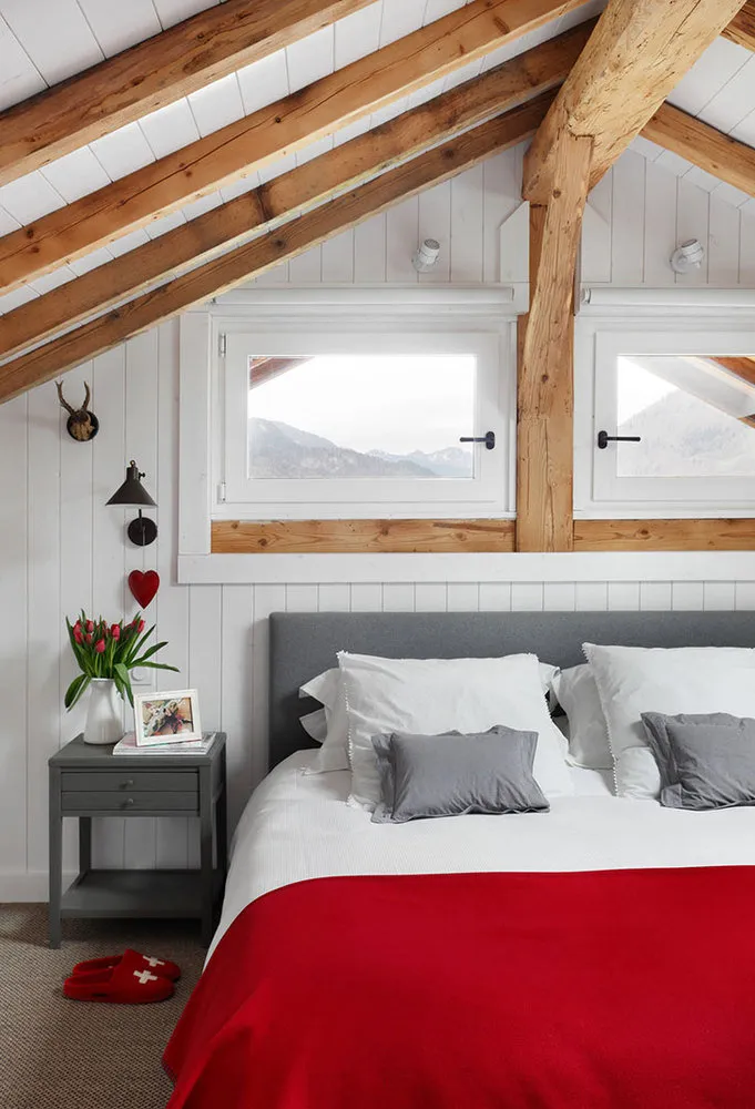 照片:北欧风格卧室,室内装饰,房屋,小屋,小木屋,房屋与小屋——我们网站上的照片