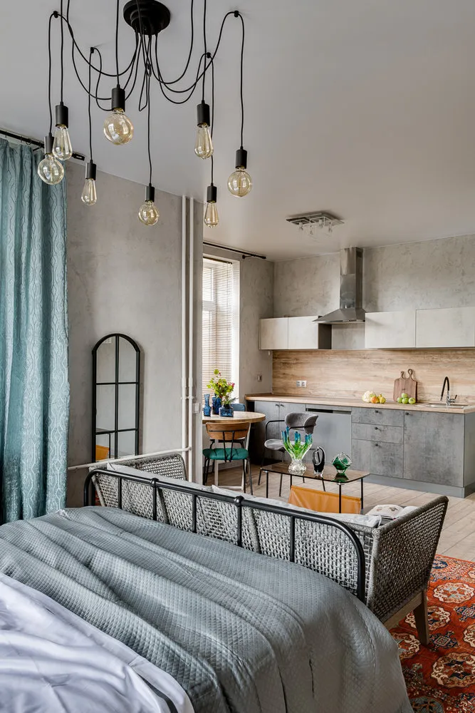 Foto: estilo loft, Apartamento compacto – fotos en nuestro sitio web