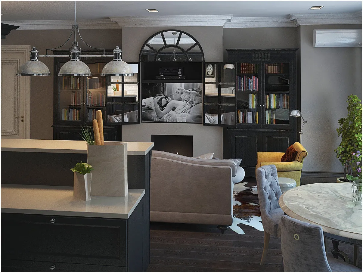 照片：普罗旺斯乡村、北欧风格、公寓、室内色彩、房屋和公寓、每周项目、灰色——我们网站上的照片