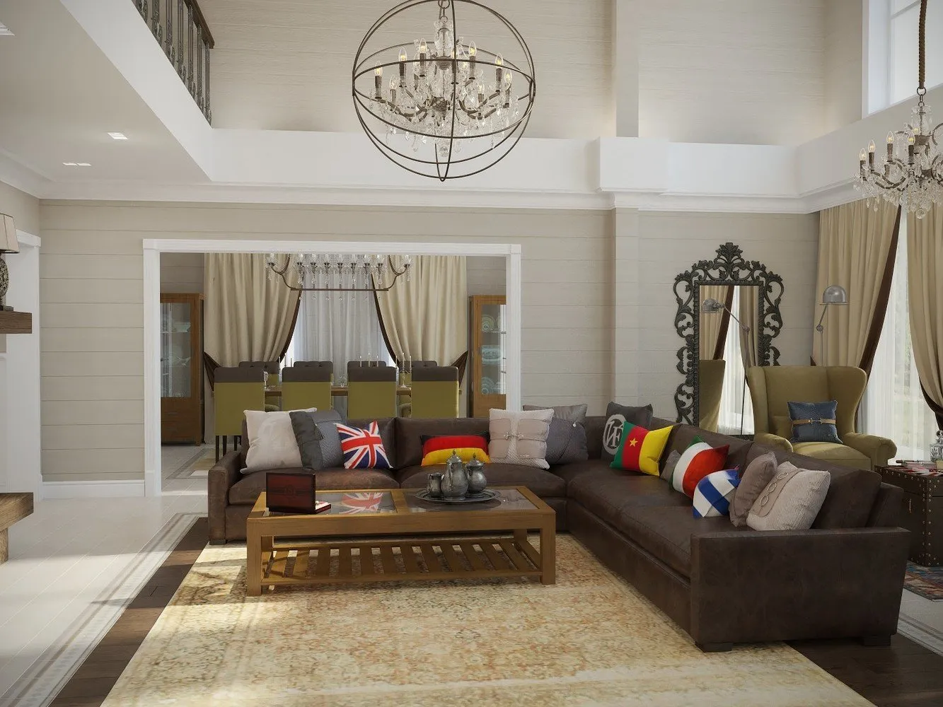 照片：普罗旺斯和乡村风格客厅，经典，房屋，技巧，农舍，Oxana Evdokimova，MM-2 – 我们网站上的照片