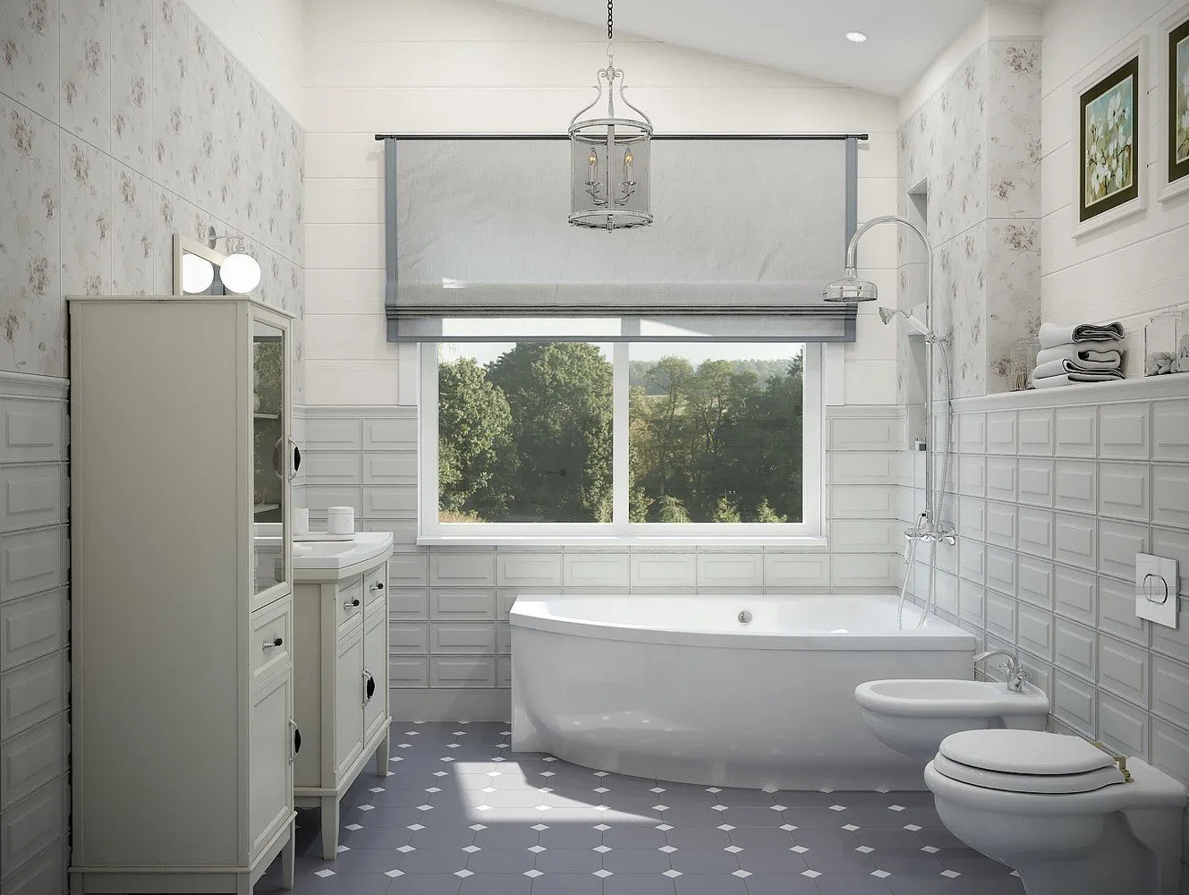 照片：经典风格浴室，房屋，技巧，农舍，Oxana Evdokimova，MM-2 – 我们网站上的照片