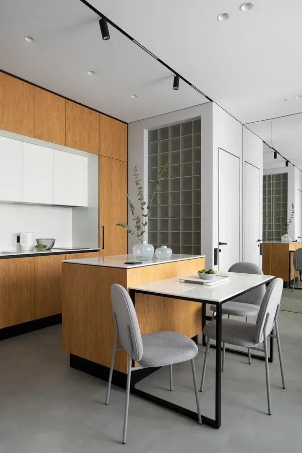 Foto: estilo moderno, apartamento, proyecto de la semana, Moscú, edificio monolítico, 3 habitaciones, 40-60 m², Lauradesign – foto en nuestro sitio web