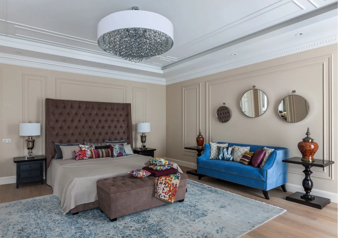 图片:经典风格卧室,房屋,每周项目,Nikita Morozov,KM Studio,伊斯特拉区 – 我们网站上的照片