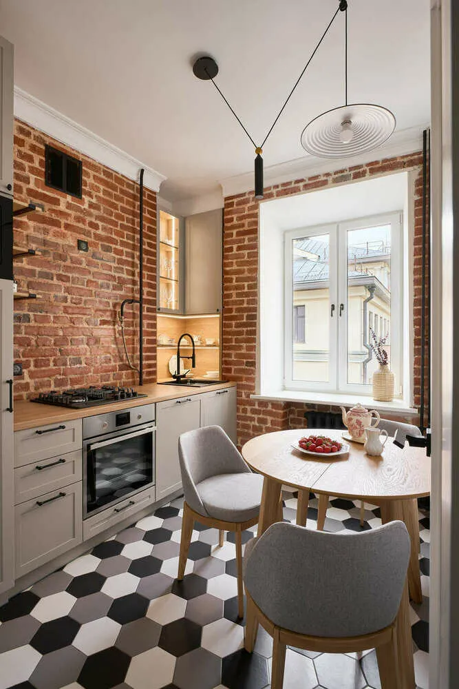 Foto: estilo escandinavo, moderno, apartamento, consejos, casa de ladrillo, 40-60 metros cuadrados, Anastasia Gromova – foto en nuestro sitio web