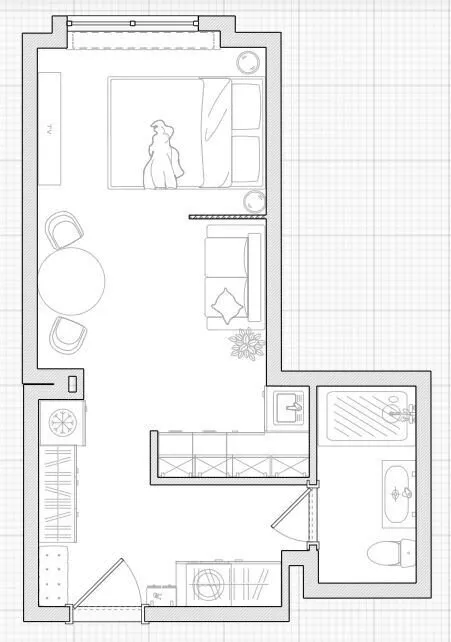 Photo: in style , Small apartment, Tips, up to 40 sq. m. – photo on our website