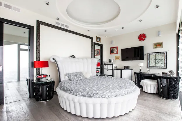 图片:经典风格卧室,现代,折衷主义,技巧,Anastasia Kasparyan,Julia Solovyova,白色内饰,Ksenia Pedorenko – 我们网站上的照片