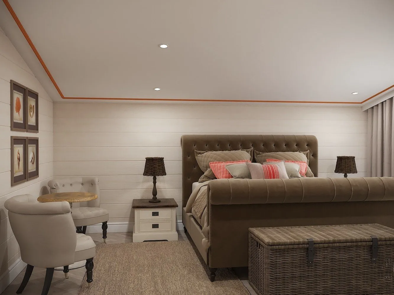 照片：卧室普罗旺斯和乡村风格，经典，房屋，技巧，农舍，Oxana Evdokimova，MM-2 – 我们网站上的照片