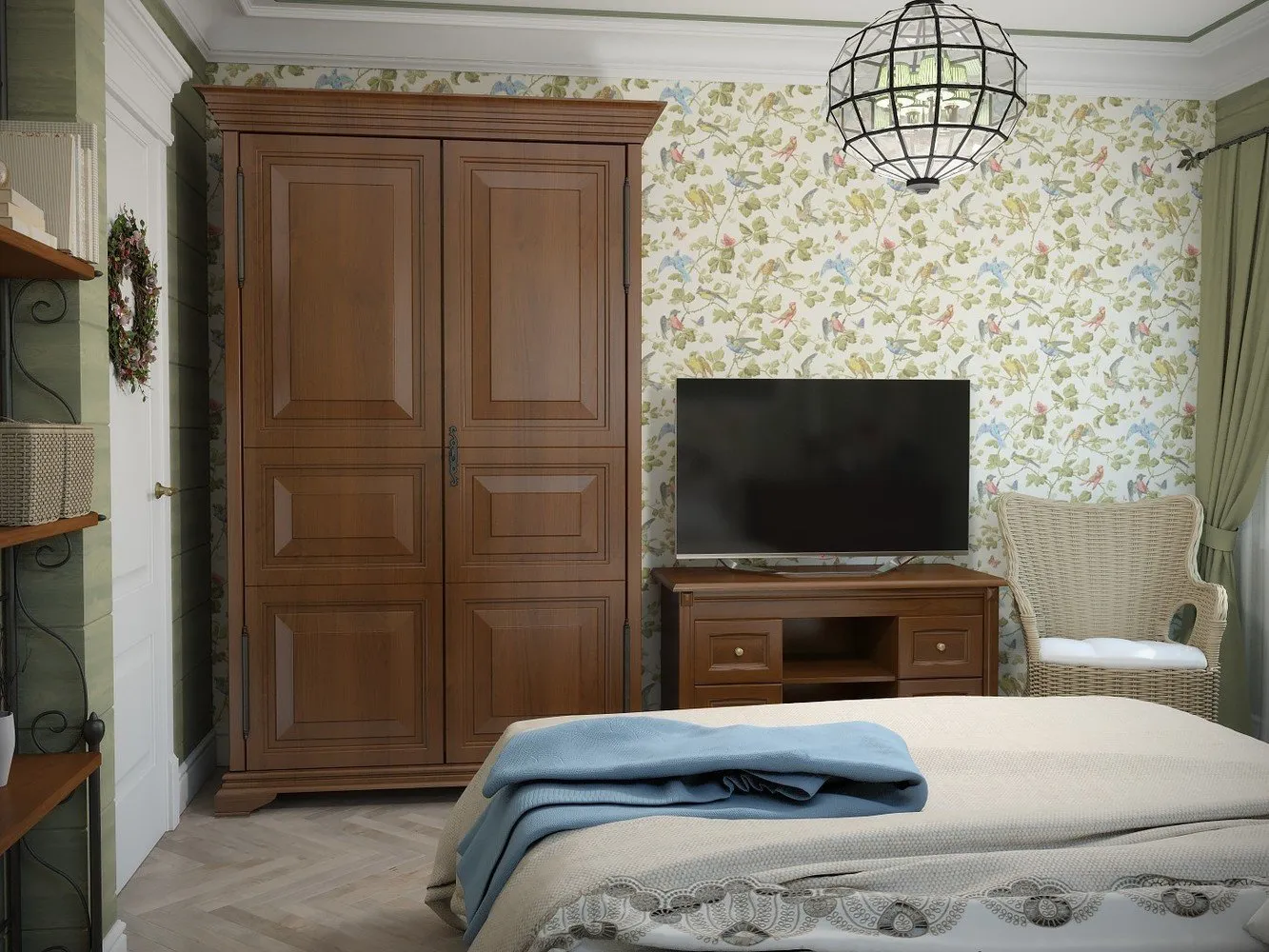 照片：卧室普罗旺斯和乡村风格，经典，房屋，技巧，农舍，Oxana Evdokimova，MM-2 – 我们网站上的照片