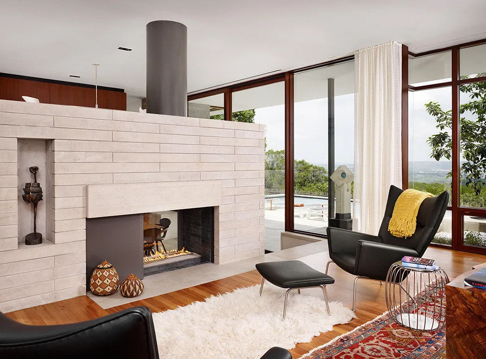 照片：现代风格客厅，技巧 – 我们网站上的照片