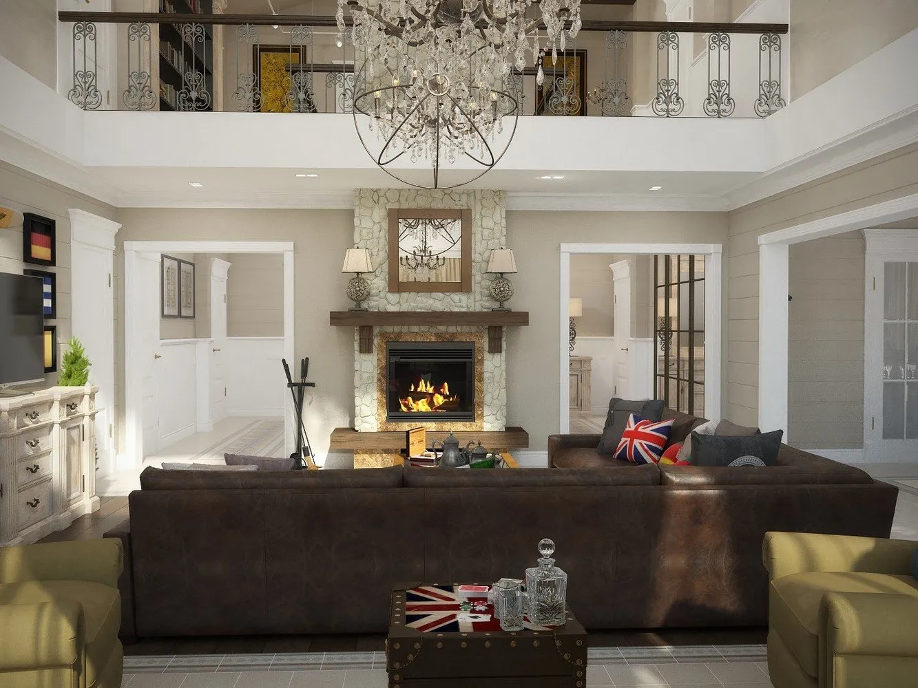 照片：普罗旺斯和乡村风格客厅，经典，房屋，技巧，农舍，Oxana Evdokimova，MM-2 – 我们网站上的照片