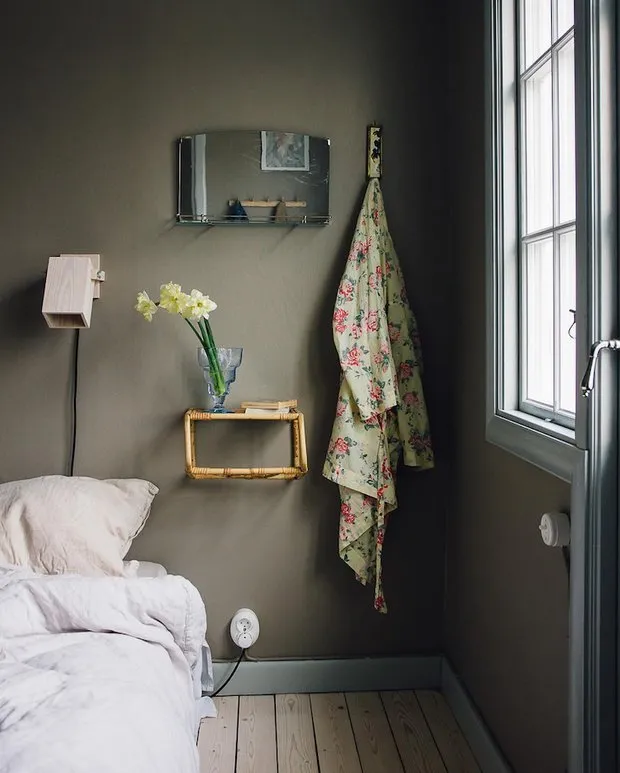 照片:普罗旺斯与乡村风格卧室,室内装饰,房屋,瑞典,哥德堡,威廉·莫里斯 – 我们网站上的照片