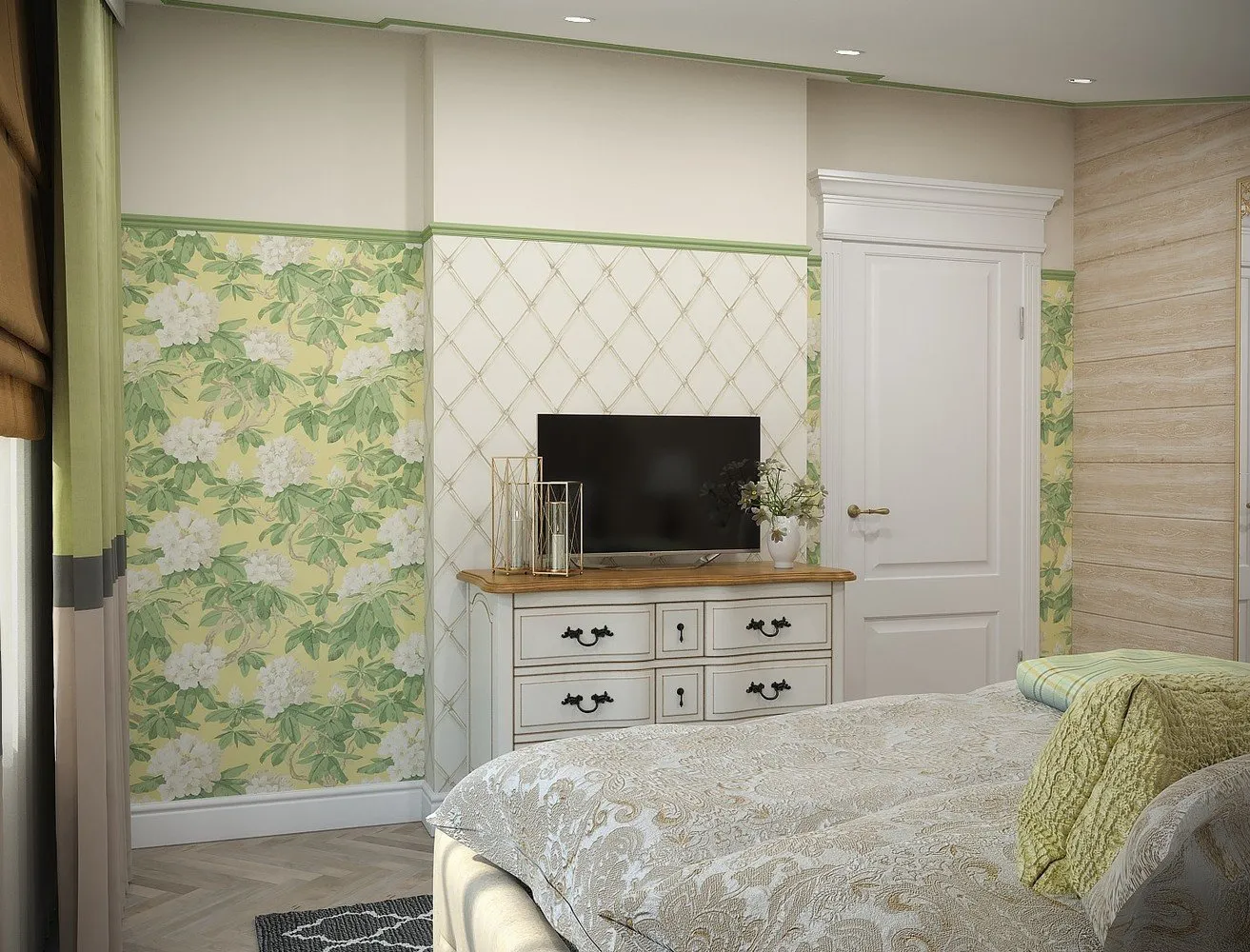 照片：卧室普罗旺斯和乡村风格，经典，房屋，技巧，农舍，Oxana Evdokimova，MM-2 – 我们网站上的照片