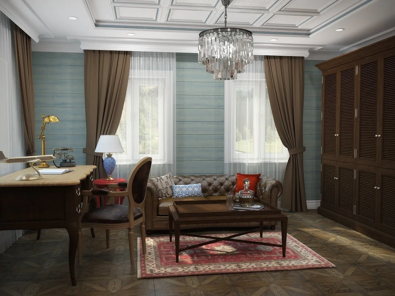 照片：办公室普罗旺斯和乡村风格，经典，房屋，技巧，农舍，Oxana Evdokimova，MM-2 – 我们网站上的照片