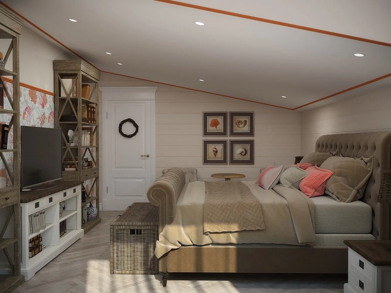 照片：卧室普罗旺斯和乡村风格，经典，房屋，技巧，农舍，Oxana Evdokimova，MM-2 – 我们网站上的照片