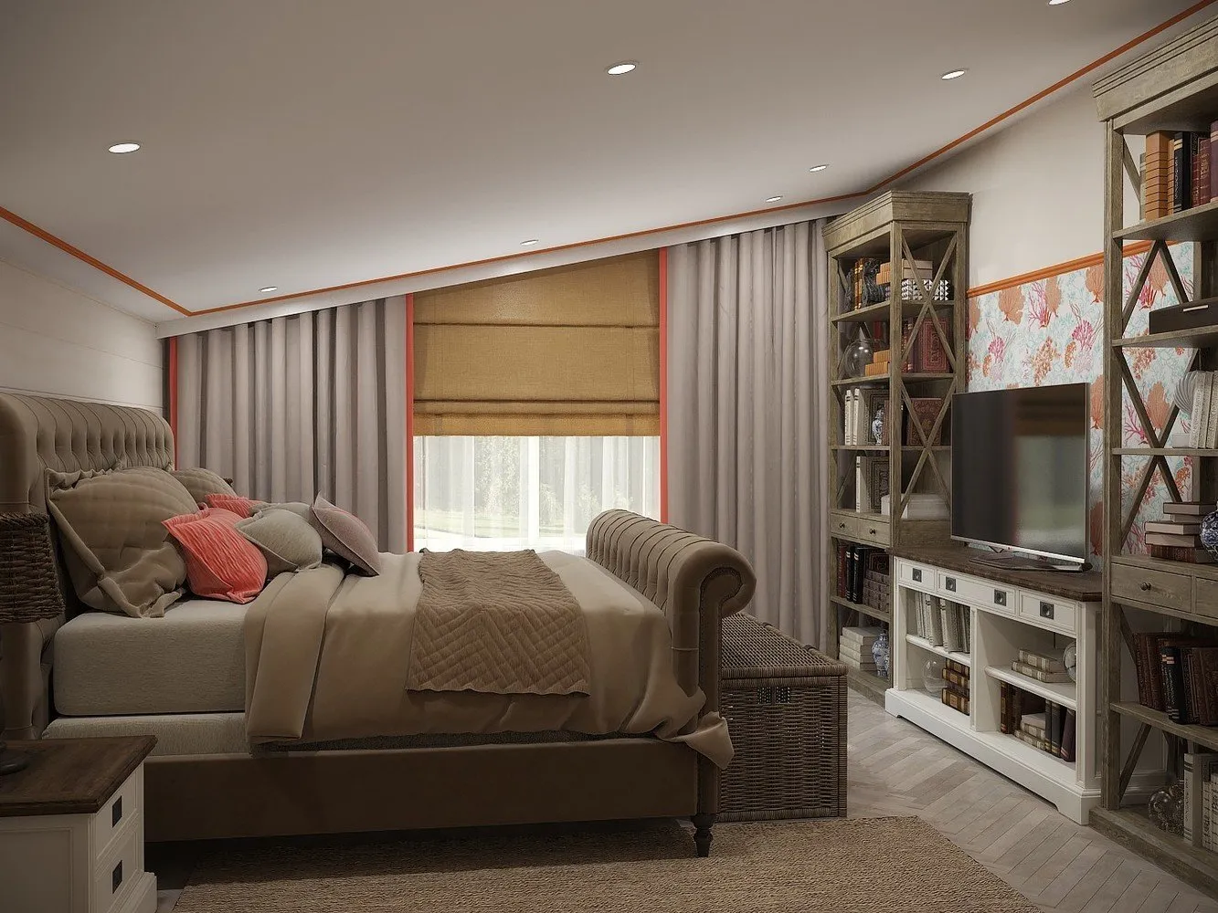 照片：卧室普罗旺斯和乡村风格，经典，房屋，技巧，农舍，Oxana Evdokimova，MM-2 – 我们网站上的照片