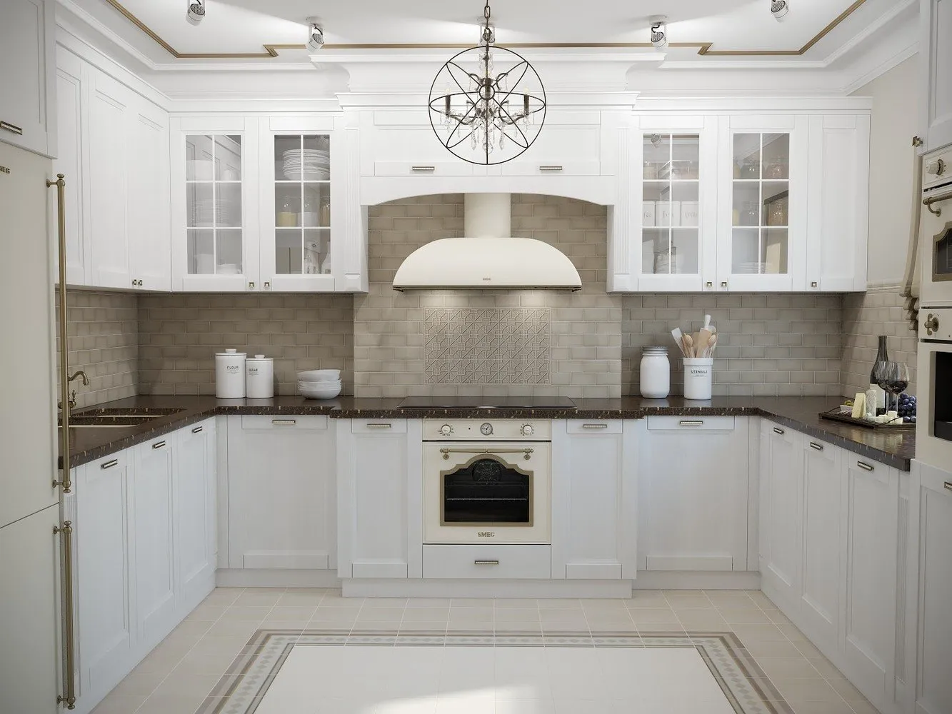 照片：厨房和餐厅普罗旺斯和乡村风格，经典，房屋，技巧，农舍，Oxana Evdokimova，MM-2 – 我们网站上的照片