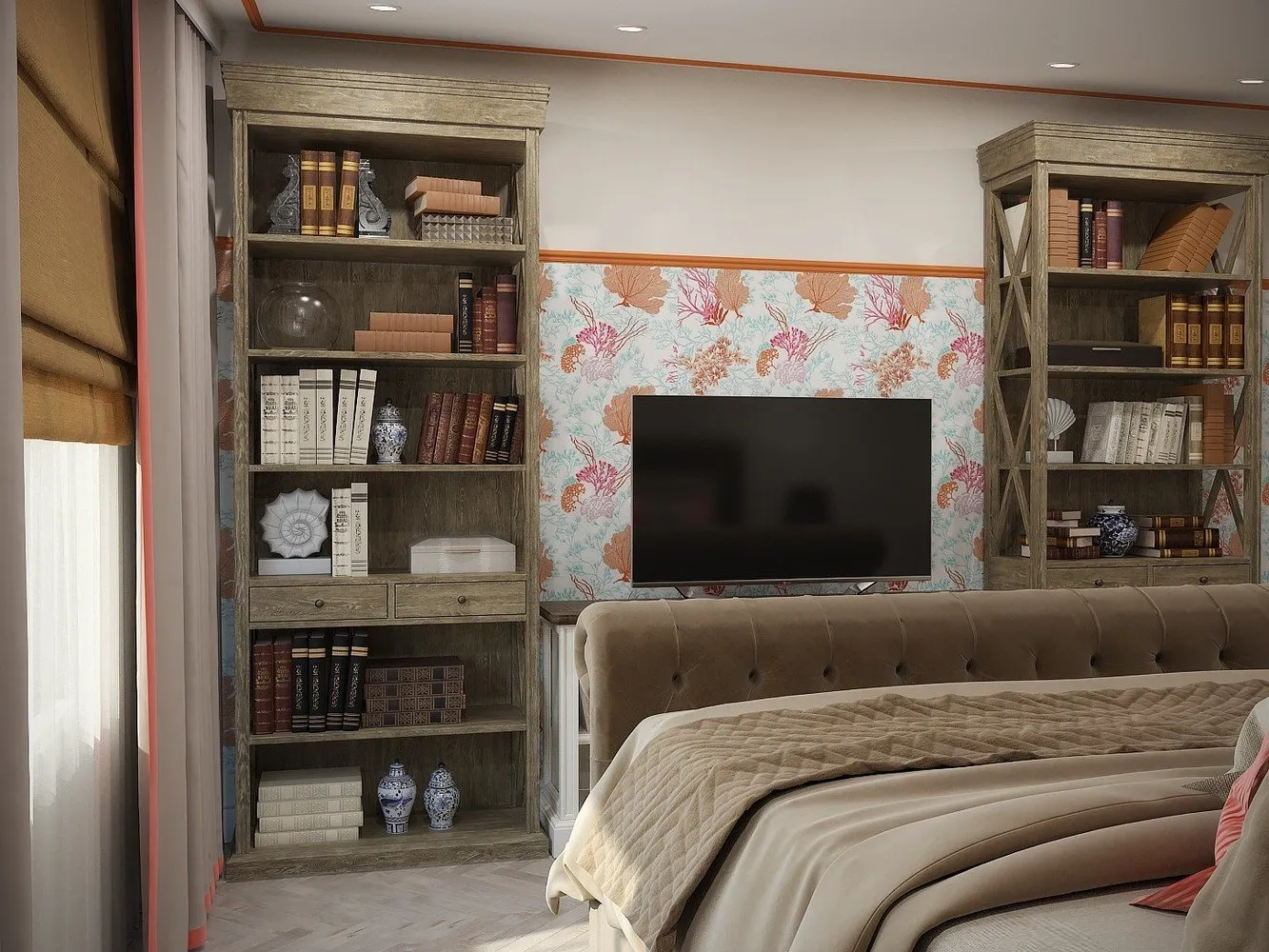 照片：卧室普罗旺斯和乡村风格，经典，房屋，技巧，农舍，Oxana Evdokimova，MM-2 – 我们网站上的照片