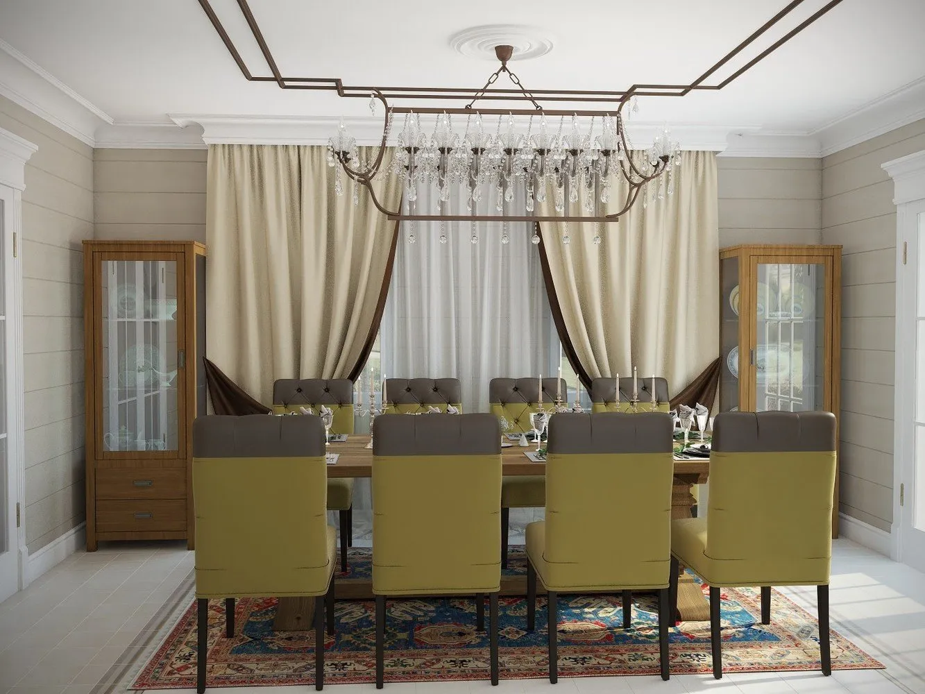 照片：厨房和餐厅普罗旺斯和乡村风格，经典，房屋，技巧，农舍，Oxana Evdokimova，MM-2 – 我们网站上的照片