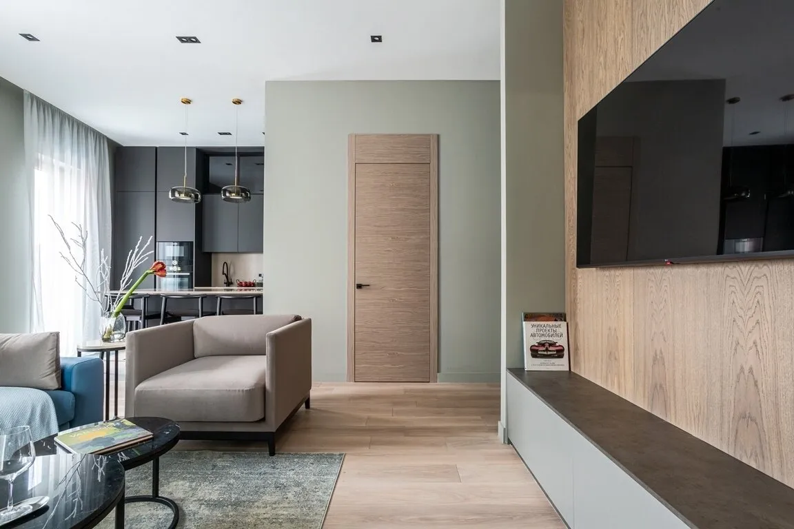 Foto: estilo moderno, Apartamento, Minimalismo, Proyecto de la semana, Moscú, 2 habitaciones, 60-90 m², Ekateryna Zagorodnaya – foto en nuestro sitio web