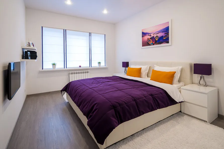 照片：现代风格卧室，技巧 – 我们网站上的照片