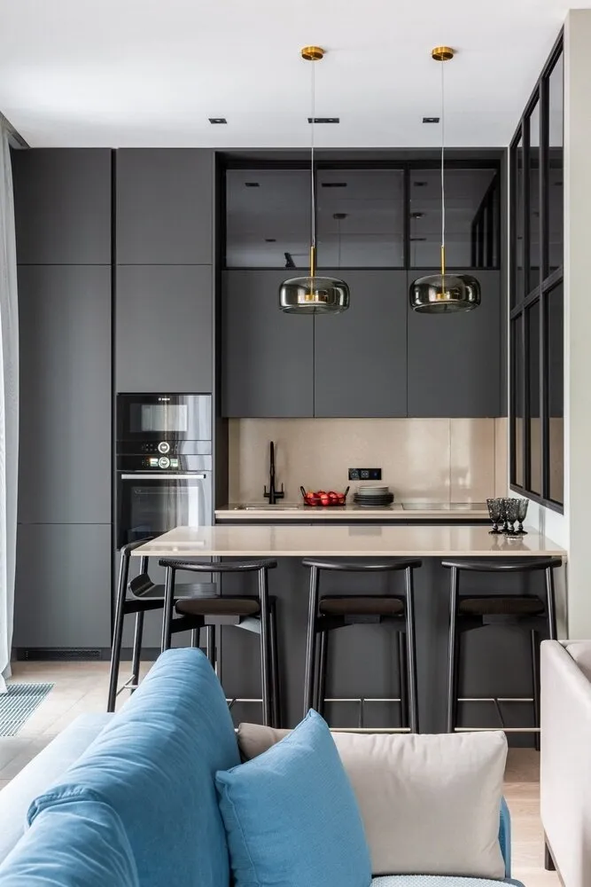 Foto: estilo moderno, Apartamento, Minimalismo, Proyecto de la semana, Moscú, 2 habitaciones, 60-90 m², Ekateryna Zagorodnaya – foto en nuestro sitio web