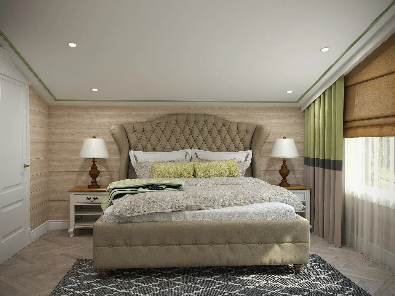 照片：卧室普罗旺斯和乡村风格，经典，房屋，技巧，农舍，Oxana Evdokimova，MM-2 – 我们网站上的照片