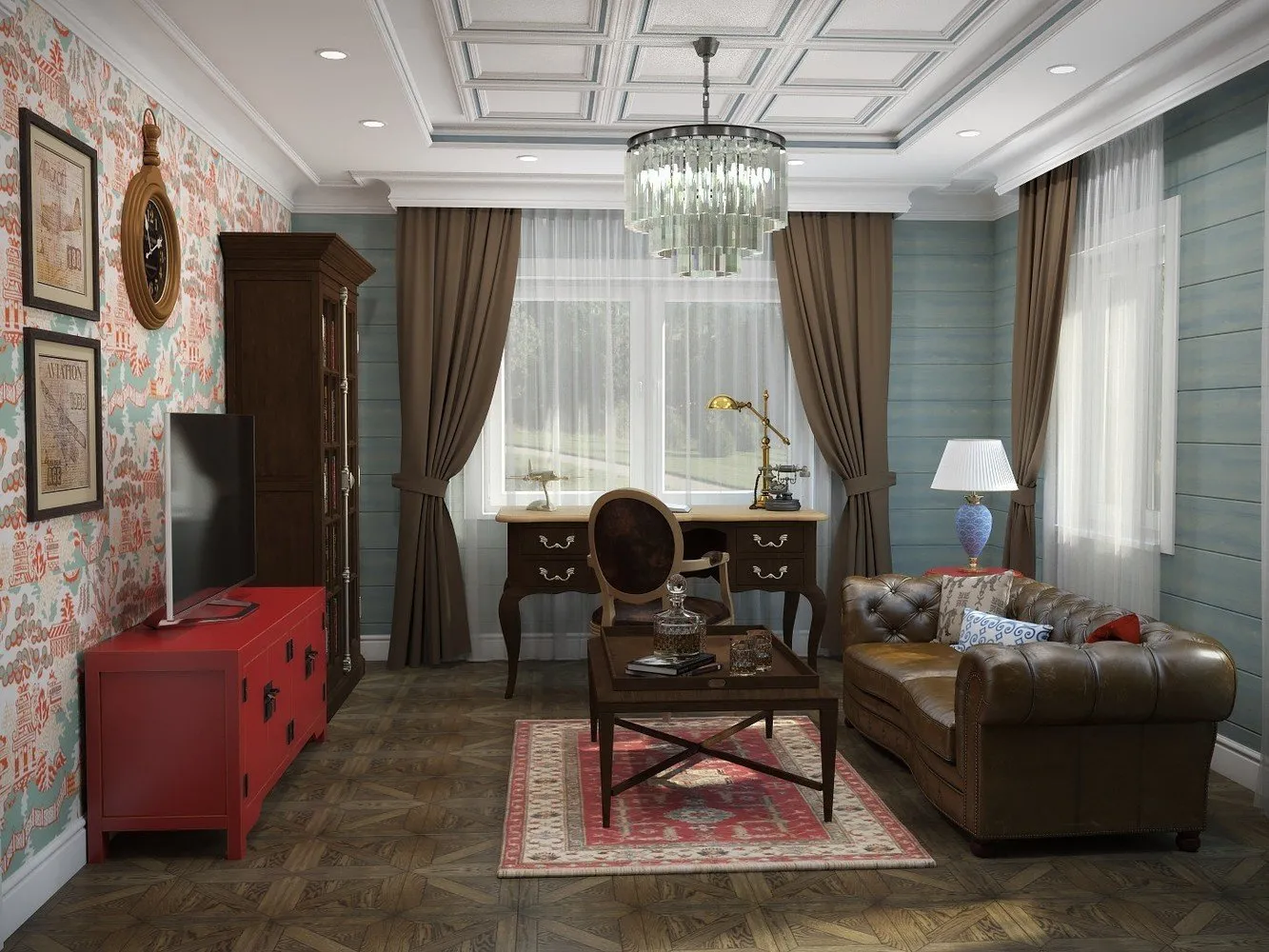 照片：办公室普罗旺斯和乡村风格，经典，房屋，技巧，农舍，Oxana Evdokimova，MM-2 – 我们网站上的照片