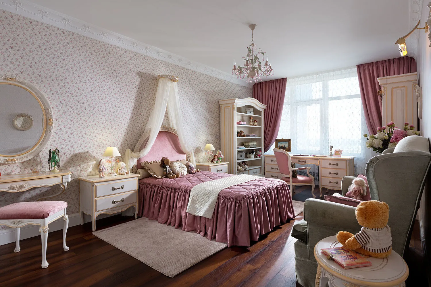 图片:经典风格儿童卧室,技巧 – 我们网站上的照片