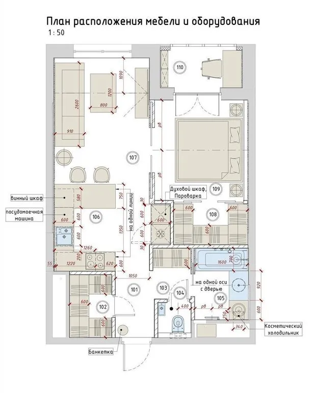 Foto: estilo moderno, Apartamento de pequeña superficie, Consejos – fotos en nuestro sitio web