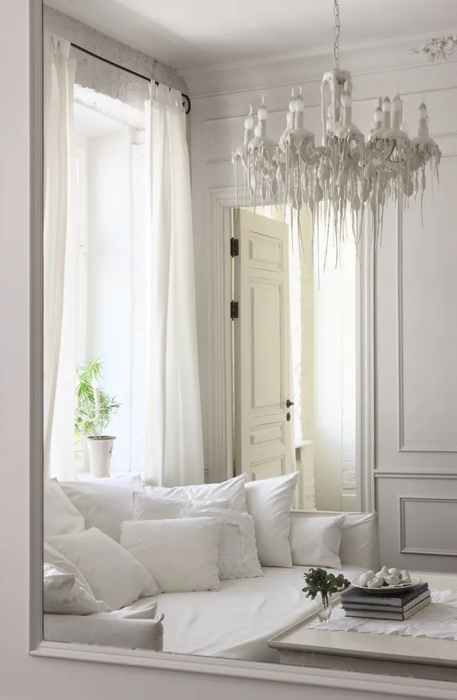 照片:现代风格客厅,厨房和餐厅,技巧——我们网站上的照片