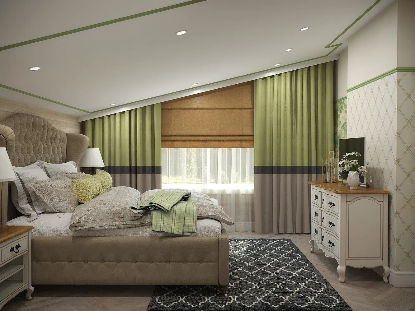 照片：卧室普罗旺斯和乡村风格，经典，房屋，技巧，农舍，Oxana Evdokimova，MM-2 – 我们网站上的照片