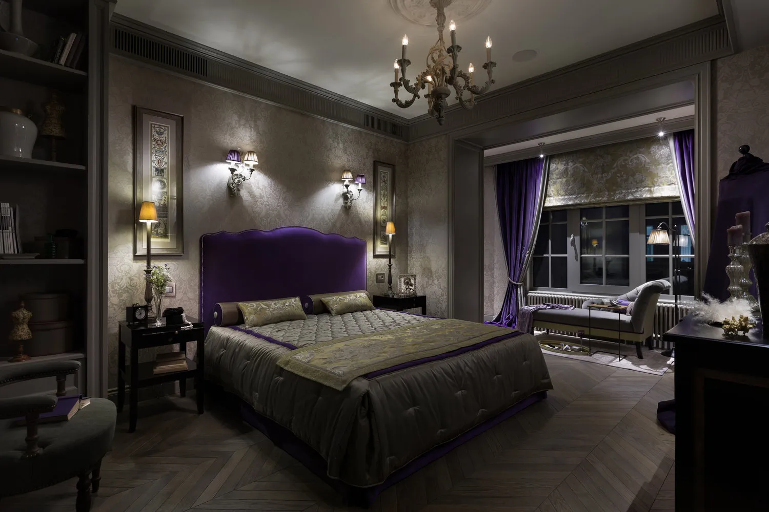 图片:经典风格卧室,公寓,每周项目,基辅,斯大林时代公寓,4个或更多房间,超过90平方米,Alexandrina Lukach,Intemporary Design Studio – 我们网站上的照片