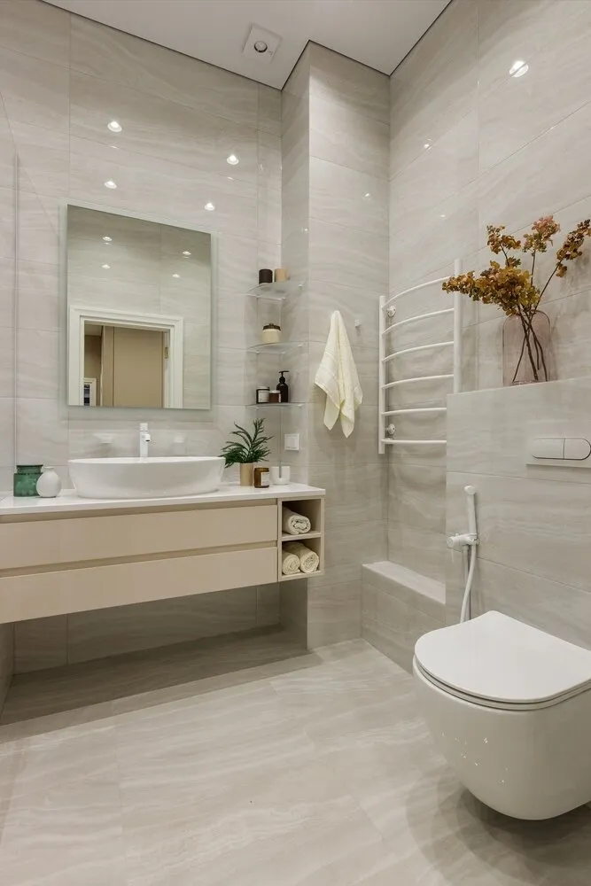 Foto: Moderno, Apartamento, Proyecto de la Semana, Kazán, Edificio Monolítico, 3 habitaciones, 60-90 metros, Karine Mkhitarian – foto en nuestro sitio web