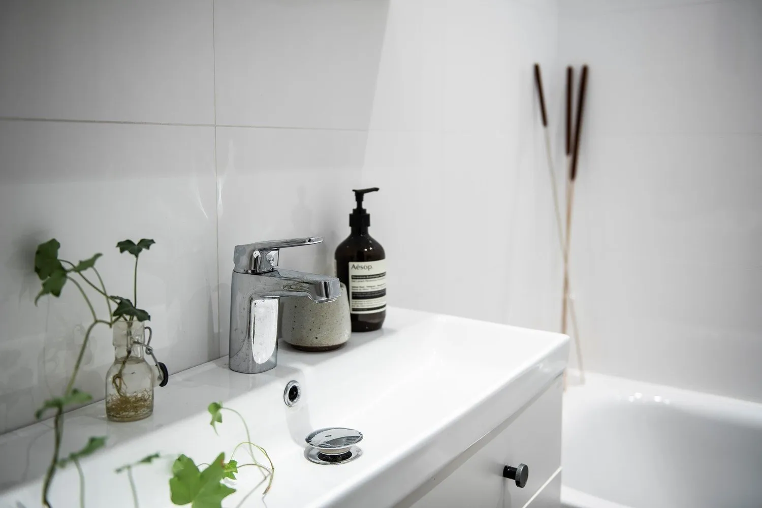 照片:斯堪的纳维亚风格浴室,室内装饰,极简主义,2室,40-60平方米 – 网站上的照片