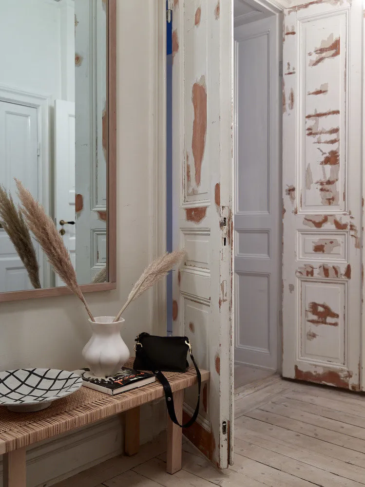 照片：斯德哥尔摩北欧、古典、折中主义风格走廊，室内装饰，公寓，瑞典，斯德哥尔摩，如何装饰折中主义室内，室内折中主义，4个或更多，超过90平方米 – 网站上的照片