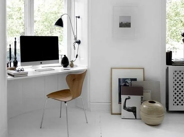 Foto: Escritorio estilo Escandinavo, Consejos – fotos en nuestro sitio web