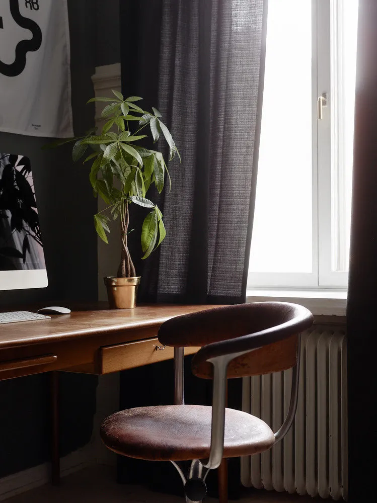 照片：斯德哥尔摩北欧、古典、折中主义风格办公室，室内装饰，公寓，瑞典，斯德哥尔摩，如何装饰折中主义室内，室内折中主义，4个或更多，超过90平方米 – 网站上的照片