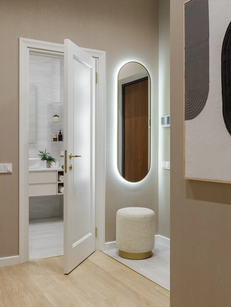 Foto: Moderno, Apartamento, Proyecto de la Semana, Kazán, Edificio Monolítico, 3 habitaciones, 60-90 metros, Karine Mkhitarian – foto en nuestro sitio web